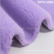 Solid Col Faux Rabbit Fur Esth-108A